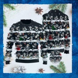 Las Vegas Raiders Mickey NFL American Football Ugly Christmas Sweater Sweatshirt Party