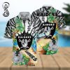 Blood A King In Heart Clown Skull Hawaiian Shirt