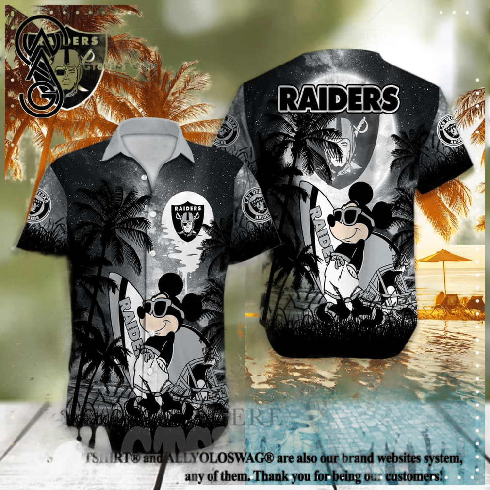 Las Vegas Raiders NFL Full Print Unisex Hawaiian Shirt Las Vegas Raiders NFL Full Print Unisex Hawaiian Shirt