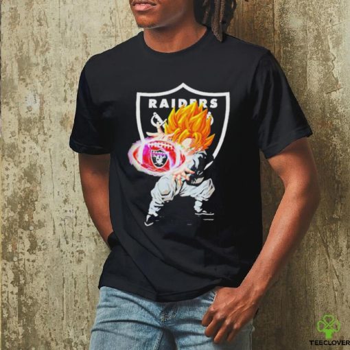 Las Vegas Raiders NFL Goku Dragon Ball Shirt