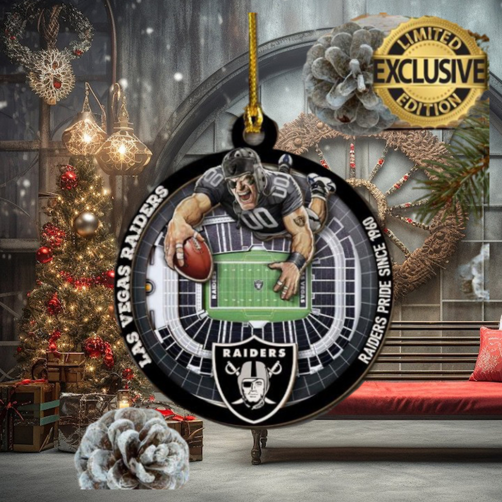 Las Vegas Raiders NFL Mascot Christmas Tree Decorations Ornament Las Vegas Raiders NFL Mascot Christmas Tree Decorations Ornament