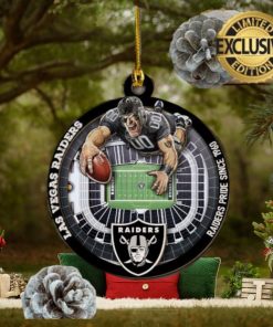 Las Vegas Raiders NFL Mascot Christmas Tree Decorations Ornament