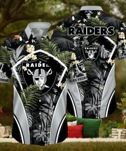 Las Vegas Raiders NFL Player Symbol All Over Print Short Sleeve Hawaiian Shirt