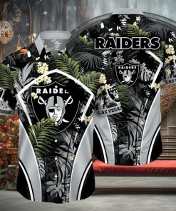 Las Vegas Raiders NFL Player Symbol All Over Print Short Sleeve Hawaiian Shirt