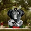 Detroit Lions NFL Sport Ornament Custom Your Name And Number