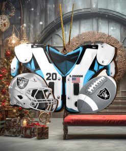 Las Vegas Raiders NFL Sport Ornament Custom Your Name And Number