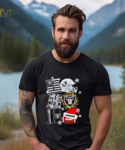 Las Vegas Raiders NFL ho ho ho Christmas shirt 3 Las Vegas Raiders NFL ho ho ho Christmas shirt
