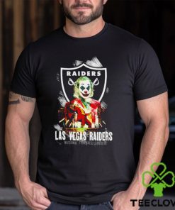 Las Vegas Raiders NFL put on a happy face Joker shirt
