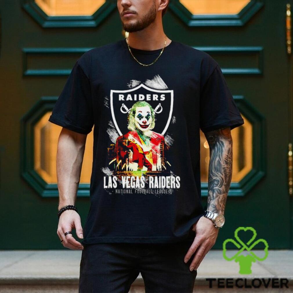 Las Vegas Raiders NFL put on a happy face Joker shirt Las Vegas Raiders NFL put on a happy face Joker shirt