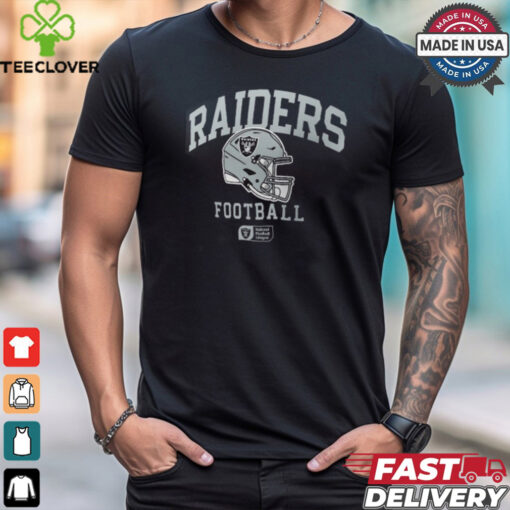 Las Vegas Raiders Nike Anthracite Helmet Essential T Shirt
