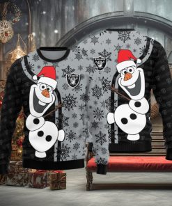 Las Vegas Raiders Olaf Christmas Funny Knitted Sweater