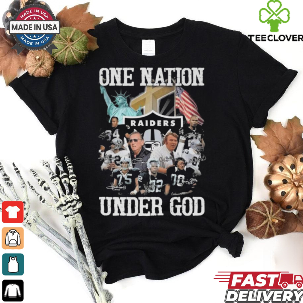 Las Vegas Raiders One Nation Under God Signatures 2024 Shirt Las Vegas Raiders One Nation Under God Signatures 2024 Shirt