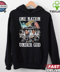 Las Vegas Raiders One Nation Under God Signatures 2024 Shirt