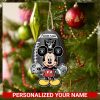 Cleveland Browns Personalized Your Name Mickey Mouse And NFL Team Ornament SP161023167ID03