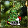 Adam Wainwright Albert Pujols And Yadier Molina St. Louis Cardinals Christmas Ornament