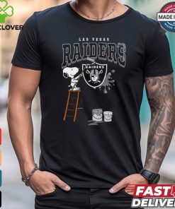 Las Vegas Raiders Snoopy Painting Shirt 1 Las Vegas Raiders Snoopy Painting Shirt