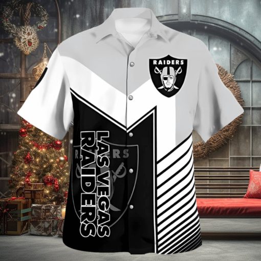 Las Vegas Raiders Standard Floral 3D Hawaiian Shirt Best For Fans Beach Gift For Men And Women