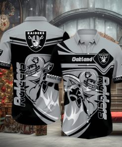 Las Vegas Raiders Standard Paradise Hawaiian Shirt