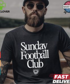 Las Vegas Raiders Sunday Football Club Heavyweight T Shirt