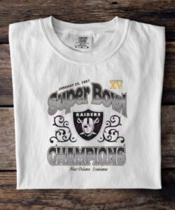 Las Vegas Raiders Super Bowl Champion New Orleans 1981 Shirt