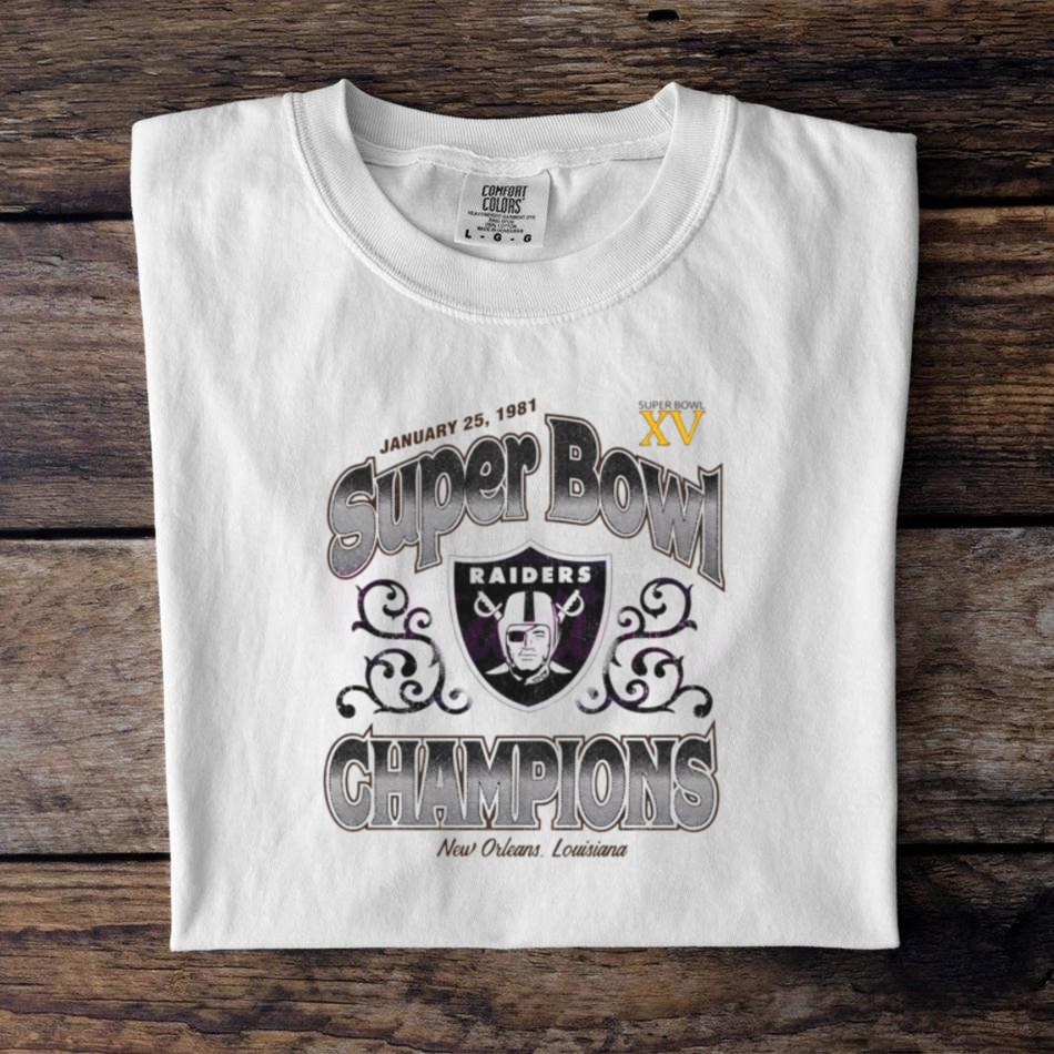 Las Vegas Raiders Super Bowl Champion New Orleans 1981 Shirt Las Vegas Raiders Super Bowl Champion New Orleans 1981 Shirt