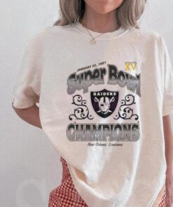 Las Vegas Raiders Super Bowl Champion New Orleans 1981 Shirt