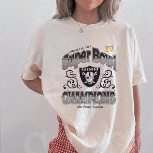Las Vegas Raiders Super Bowl Champion New Orleans 1981 Shirt