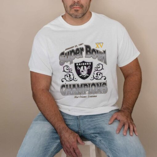 Las Vegas Raiders Super Bowl Champion New Orleans 1981 Shirt