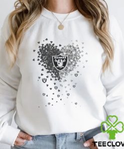 Las Vegas Raiders Tiny Heart Shape 2023 T Shirt