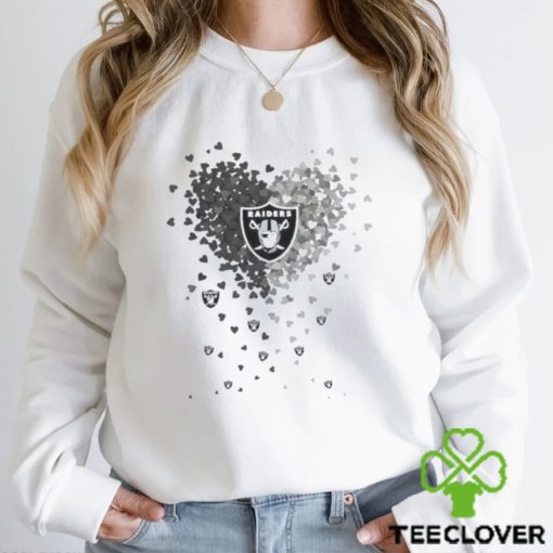Las Vegas Raiders Tiny Heart Shape 2023 T Shirt