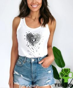Las Vegas Raiders Tiny Heart Shape 2023 T Shirt