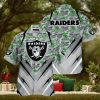 Las Vegas Raiders Standard Floral 3D Hawaiian Shirt Best For Fans Beach Gift For Men And Women