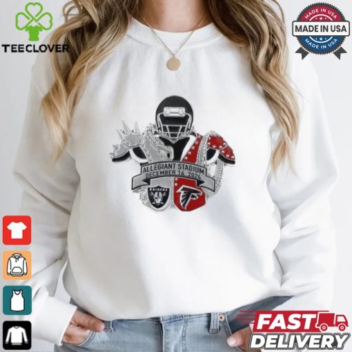 Las Vegas Raiders Vs Atlanta Falcons 2024 Game Day Allegiant Stadium December 16 2024 Shirt