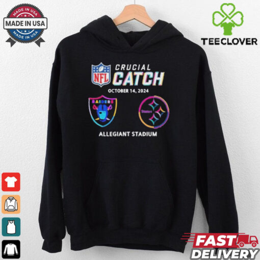 Las Vegas Raiders Vs Pittsburgh Steelers October 14, 2024 NFL Crucial Catch t hoodie, sweater, longsleeve, shirt v-neck, t-shirt