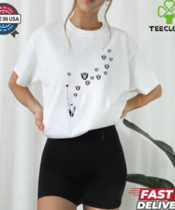 Las Vegas Raiders Windblown petals with team logos shirt