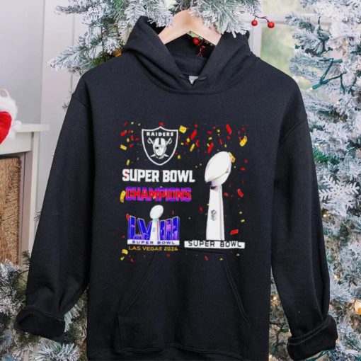 Las Vegas Raiders football Super Bowl Champions Las Vegas 2024 logo hoodie, sweater, longsleeve, shirt v-neck, t-shirt