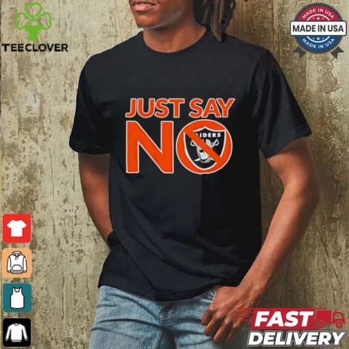Las Vegas Raiders just say no shirt