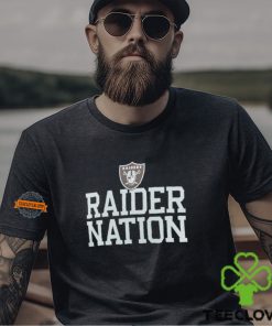 Las Vegas Raiders raider nation slogan shirt