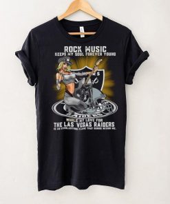 Las Vegas Raiders rock music keep my soul forever young shirt