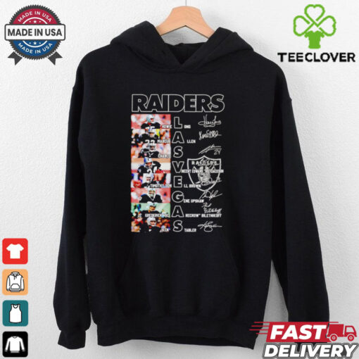 Las Vegas Raiders team players names and signatures hoodie, sweater, longsleeve, shirt v-neck, t-shirt