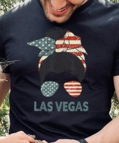 Las Vegas girl Messy bun, American Girl Nevada Prid USA flag T Shirt 1 Las Vegas girl Messy bun, American Girl Nevada Prid USA flag T Shirt