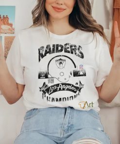 Las vegas raiders super bowl 1984 championship helmet retro shirt