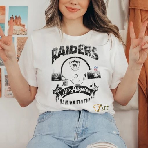 Las vegas raiders super bowl 1984 championship helmet retro shirt