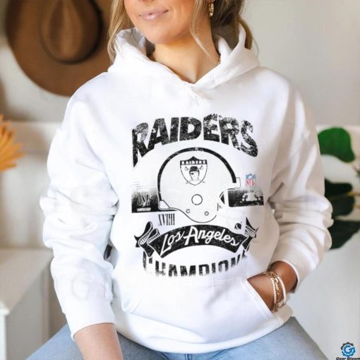 Las vegas raiders super bowl 1984 championship helmet retro shirt