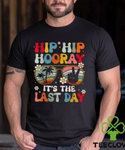 Last Day Of School Hello Summer Teacher Groovy Women Kids Shirt