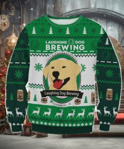 Laughing Dog 3D Ugly Christmas Sweater Christmas Gift