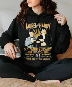 Laurel And Hardy 97th Anniversary 1927 2024 Thank You For The Memories Shirt