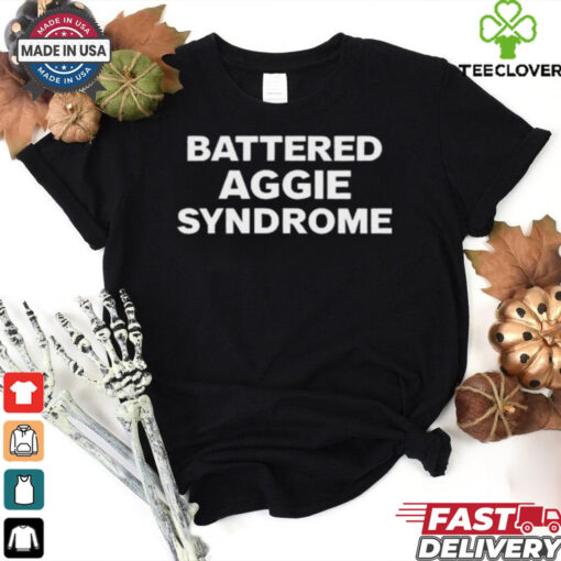 Lauren Cantrell Wearing Battered Aggie Syndrome t shirt