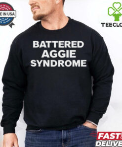 Lauren Cantrell Wearing Battered Aggie Syndrome t shirt
