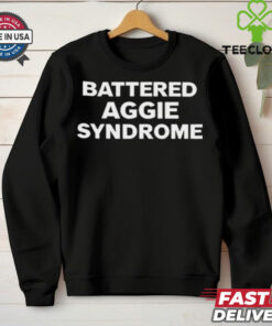 Lauren Cantrell Wearing Battered Aggie Syndrome t shirt